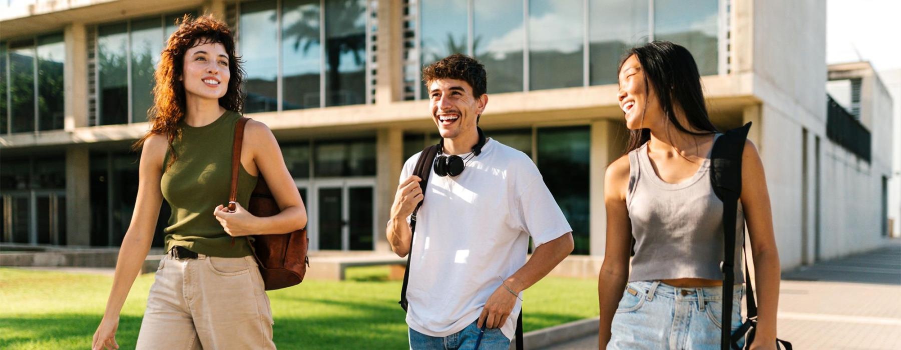 a group of people walking